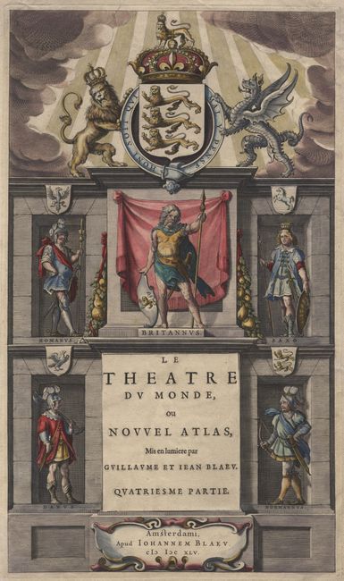 Le Theatre Du Monde, ou Nouvel Atlas, Mis en lumiere par Guillaume et Jean Blaeu