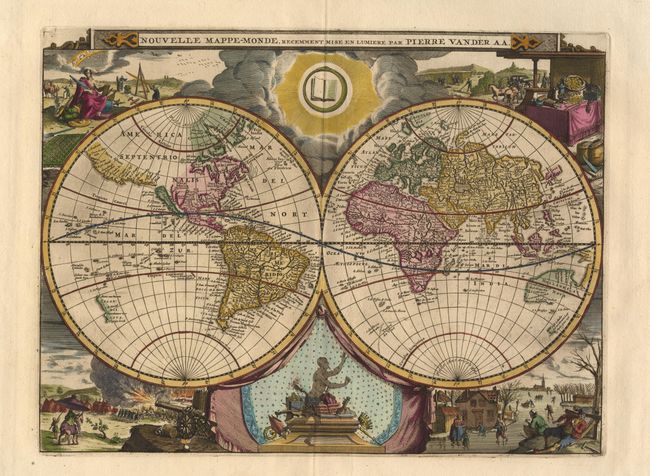 Nouvelle Mappe-Monde, Recemment Mise en Lumiere par Pierre Vander Aa
