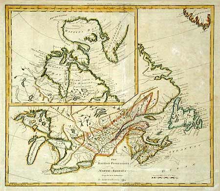 The British Possessions in North America from the best Authorities