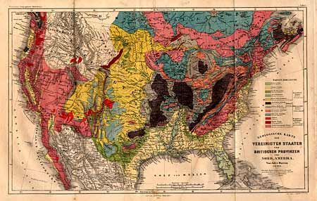 Geologische Karte der Vereinigten Staaten und Britischen Provinzen von Nord_Amerika