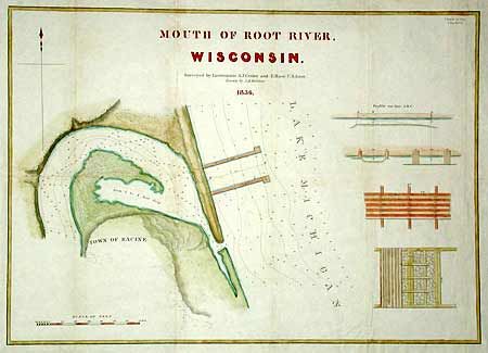 Mouth of Root River, Wisconsin