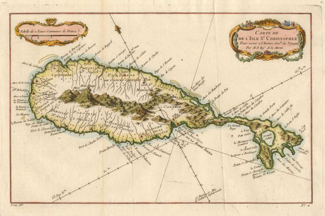 Carte de de l'Isle St. Christophle