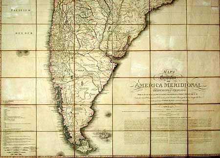 Mapa Geografico de America Meridional, Dispuesto Y Gravado Por D. Juan de la Cruz Cano y Olmedilla