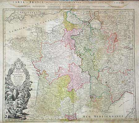 Regni Galliae seu Franciae et Navarrae Tabula Geographica