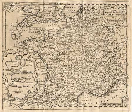 France with its Acquired Territories In Germany, and the Netherlands