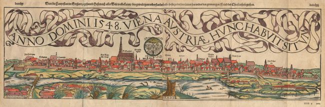 Anno Domini 1548. Viena Austriae Hunc Habuit Situm