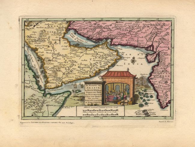 De Kusten van Arabie, het Roode Meer en Persize Zee