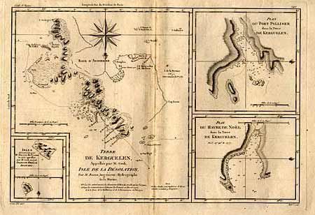 Terre de Kerguelen, Appellee par M. Cook, Isle de la Desolation