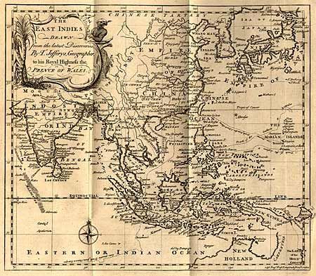 The East Indies Drawn from the latest Discoveries