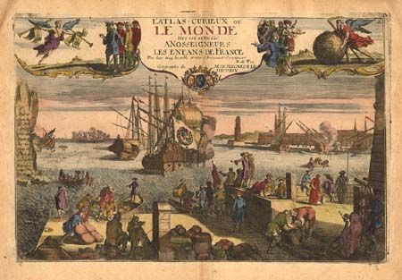 L'Atlas Curieux ou Le Monde Dresse et De die Anosseigneurs les Enfans de France