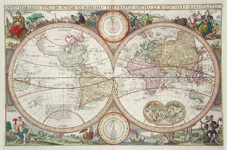 Orbis Terrarum Typus De Integroin Plurimis Emendatus, Auctus, et Icunculis Illustratus