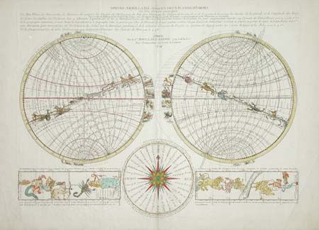 Sphere Armillaire decritte en Deux Planshemispheres