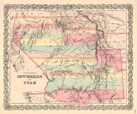 Territories of New Mexico and Utah