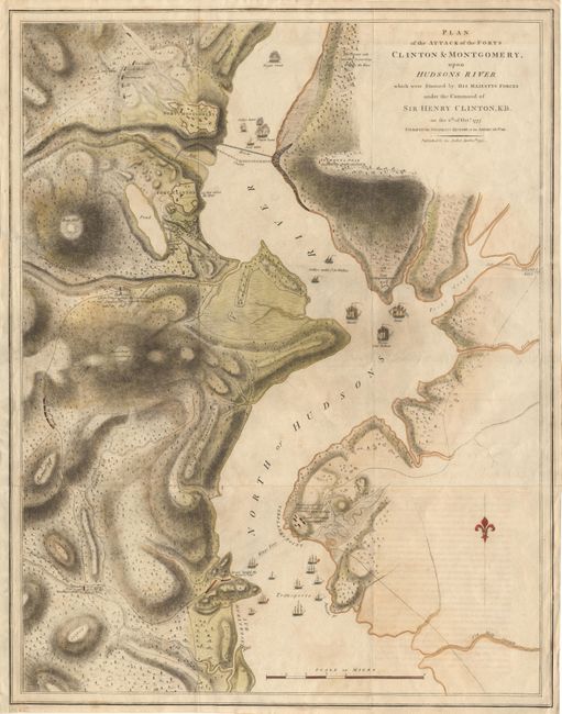 Plan of the Attack of the Forts Clinton & Montgomery, upon Hudsons River 