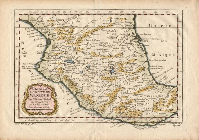 Carte de l' Empire du Mexique