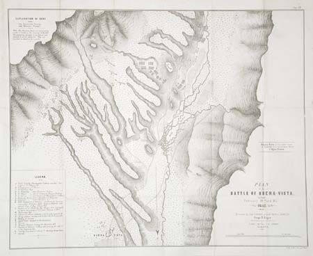 Plan of the Battle of Buena-Vista Fought February 22nd and 23rd 1847