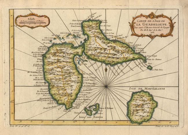 Carte de l' Isle de la Guadeloupe