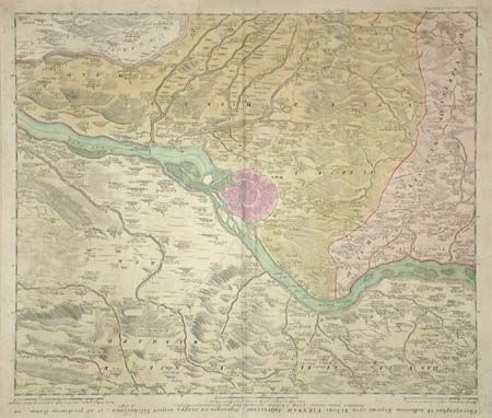 Chorographia VI. milliarium Regionis circa vrbem Viennam Austriacam, deprompta ex mappa majori Viceheriana