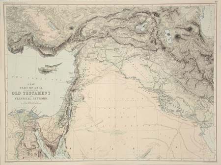 A Map to Illustrate the New Testament [together with] A Map of the Part of Asia to Illustrate the Old Testament and Classical Authors