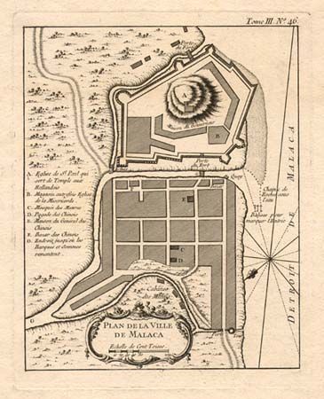 Plan de la Ville de Malaca