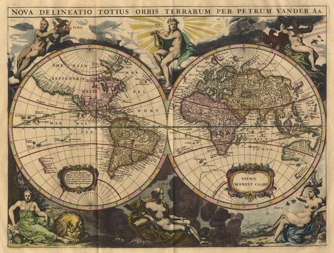 Nova Delineatio Totius Orbis Terrarum Per Petrum Vander Aa