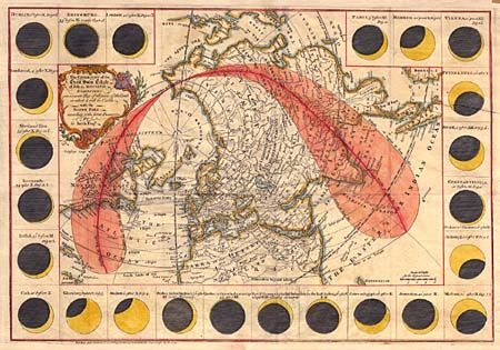 The Geography of the Great Solar Eclipse on July 14 MDCCXLVIII
