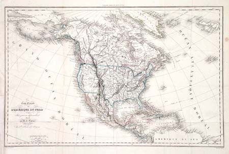 Carte Generale de L'Amerique du Nord et des Gles qui en Dependent.