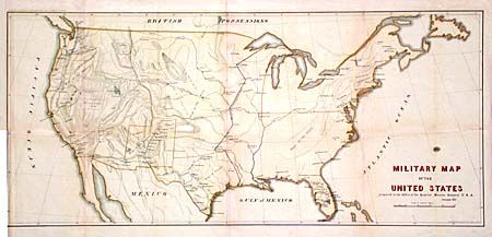 Military Map of the United States