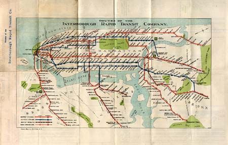 A.C.A. Associated Tours [together with] Routes of the Interborough Rapid Transit Company