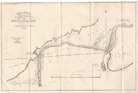 Map of a Survey and Reconnaissance of the Vicinity of the Mouth of the Rio Gila