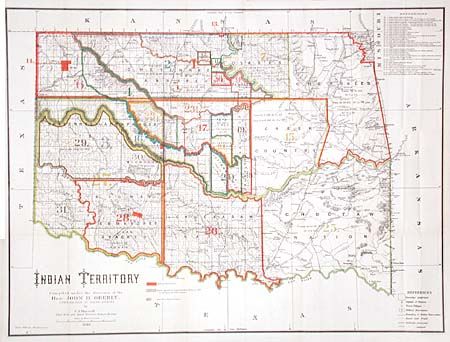 Indian Territory Compiled under the direction of the Hon. John H. Oberly, Commissioner of Indian Affairs