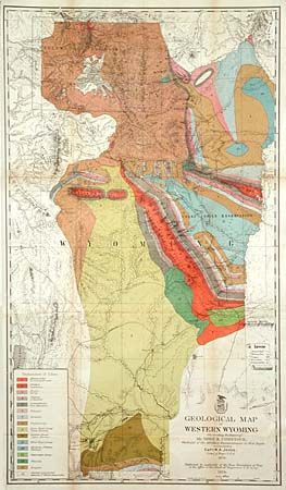 Geological Map of Western Wyoming