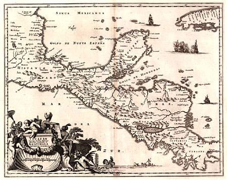 Yucatan Convents Iuridici Hispania Novae Pars Occidentalis, et Guatimala Conventus Iuridicus
