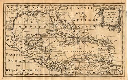 An Accurate Map of the West Indies, with the Adjacent Coast