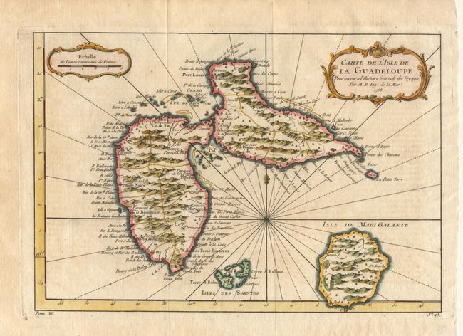 Carte de l' Isle de la Guadeloupe