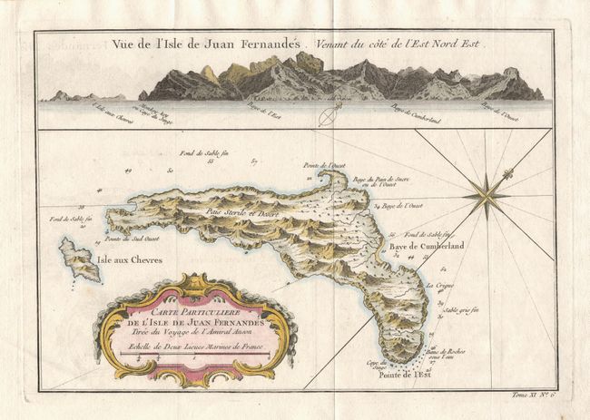 Carte Particuliere de l' Isle de Juan Fernandes