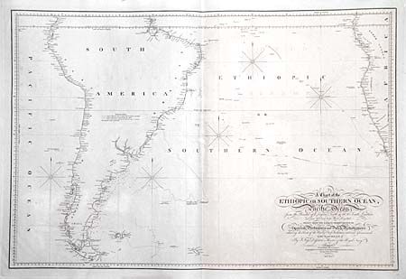 A Chart of the Ethiopic or Southern Ocean and part of the Pacific Ocean
