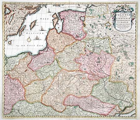 Regni Poloniae et Ducatus Lithuaniae Voliniae. Podoliae Ucraniae Prussiae, Liuoniae et Curlandiae