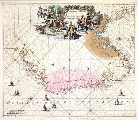 Norvegae Maritimae ab els - burgo ad Dronten. Pascaert van Noorwegen streckende van els - burg tot Dronten