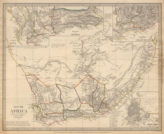 South Africa Compiled from the M.S. Maps in the Colonial Office Captn. Owen's Survey &c