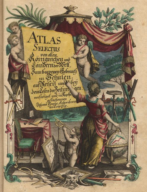 Atlas Selectus von allen Konigreichen und Landern der weltund in kawffer geftochen