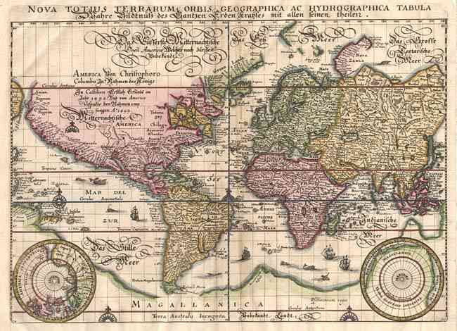 Nova Totius Terrarum Orbis Geographica ac Hydrographica Tabula