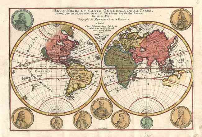 Mappe-Monde ou Carte Generale de la Terre...
