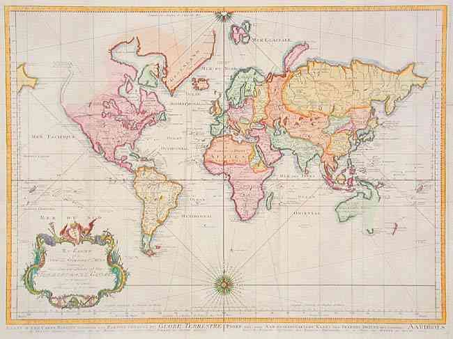 An Essay of a New and Compact Map containing the known Parts of the Terrestrial Globe