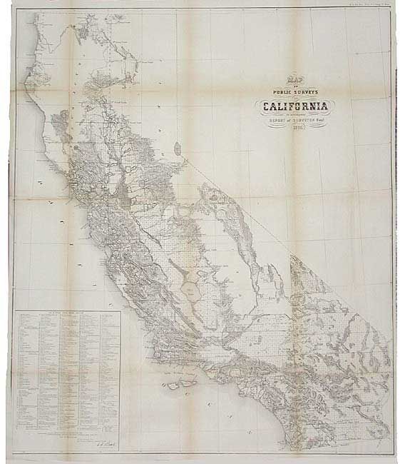 Map of Public Surveys in California [2 maps]