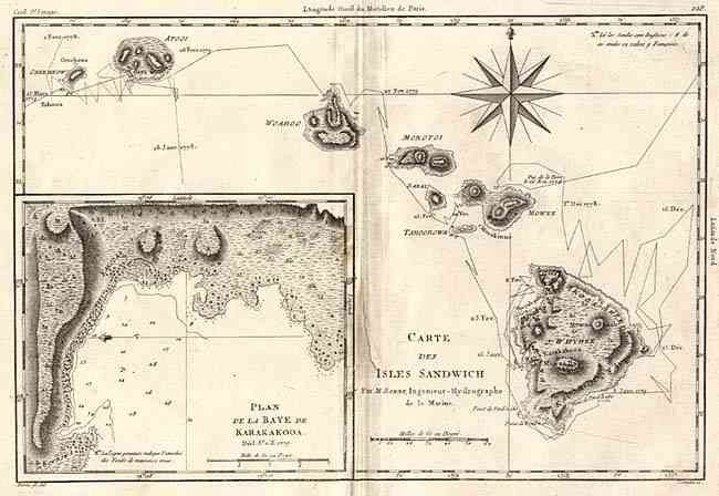 Carte des Isles Sandwich