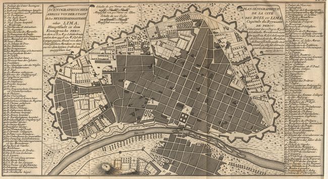 Plan Senographique de la Cite des Roise ou Lima Capitale du Royaume de Perou