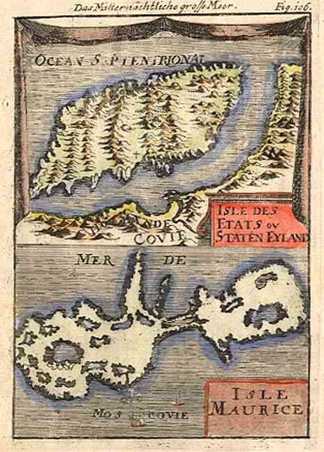 Isles des Etats ou Staten Eyland / Isle Maurice