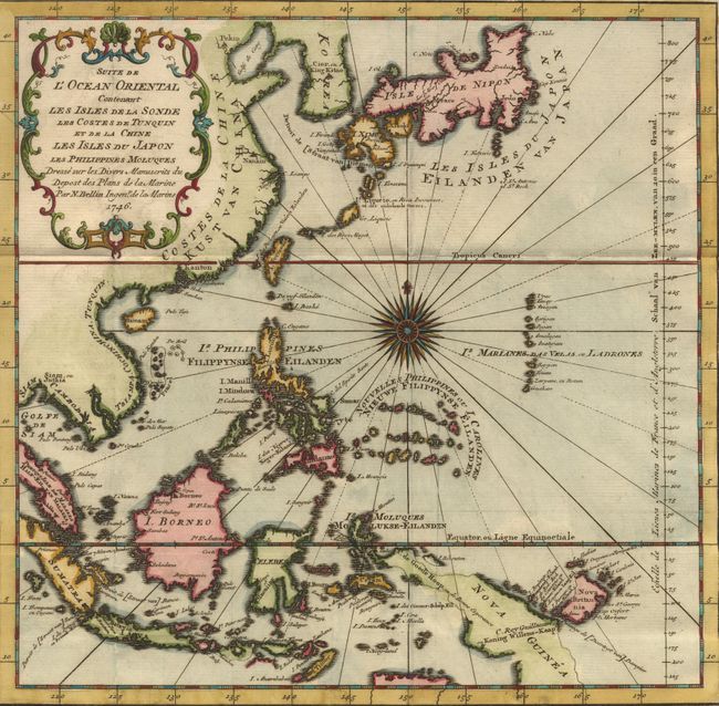 Suite de l' Ocean Oriental Contenant les Isles de la Sonde les Costes de Tunquin et de la Chine les Isles du Japon les Philippines Moluques...