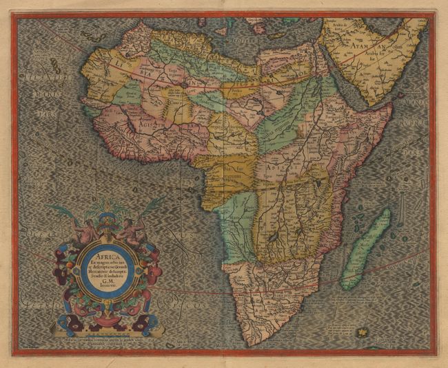 Africa ex magna orbis terre descriptione Gerardi Mercatoris desumpta.